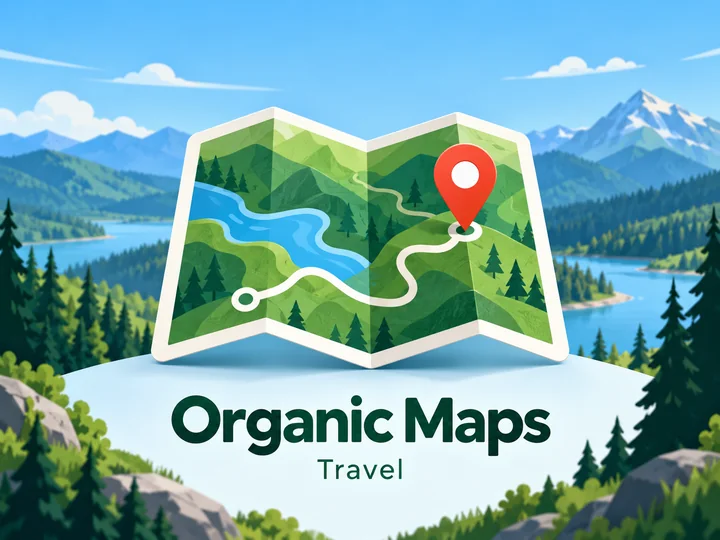 Organic Maps poster