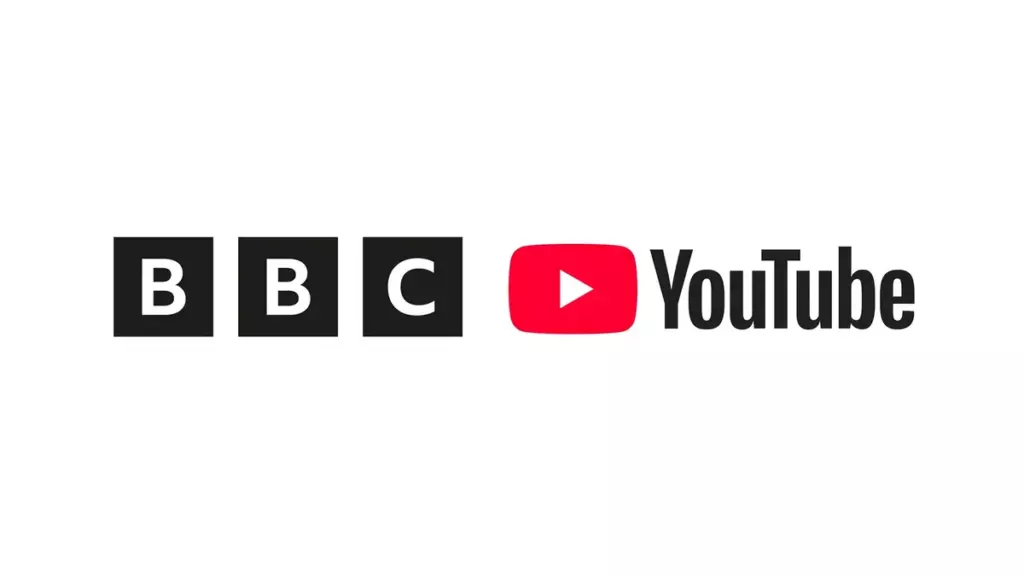 BBC News and YouTube logos marking the live streaming launch